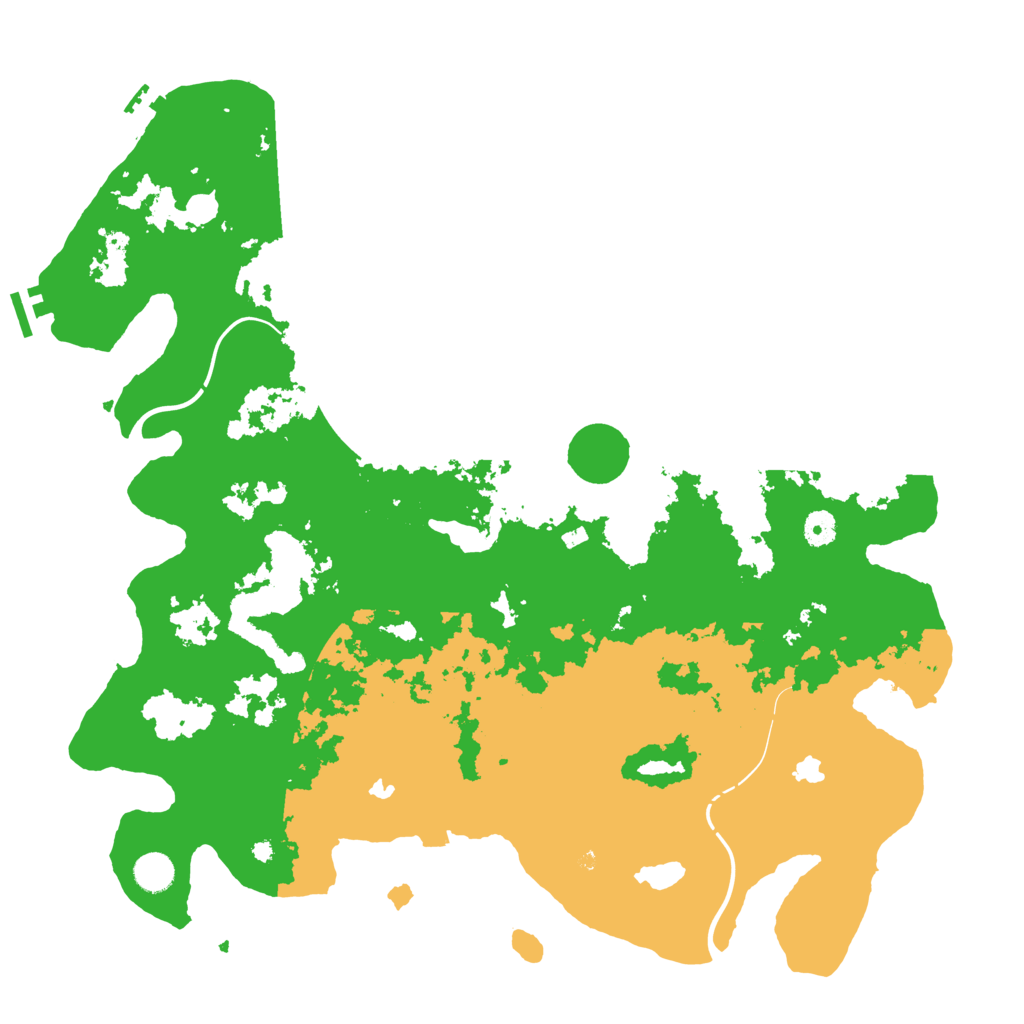 Biome Rust Map: Procedural Map, Size: 4500, Seed: 1329808345