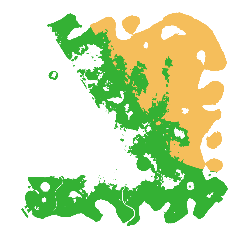 Biome Rust Map: Procedural Map, Size: 4500, Seed: 44531994