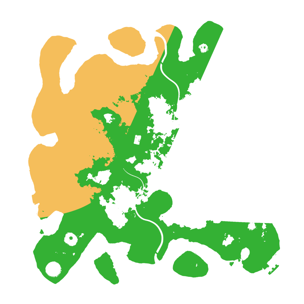 Biome Rust Map: Procedural Map, Size: 3500, Seed: 645233324