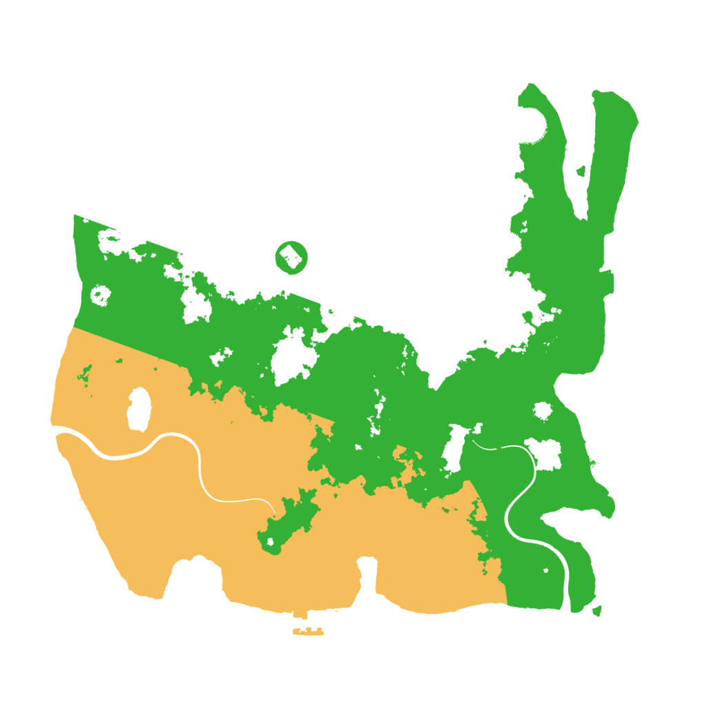 Biome Rust Map: Procedural Map, Size: 3500, Seed: 971938461