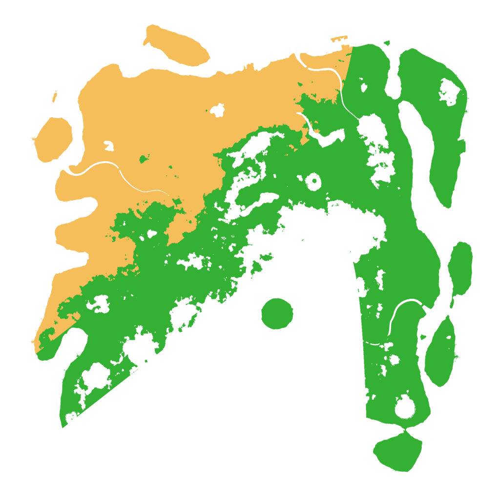Biome Rust Map: Procedural Map, Size: 4500, Seed: 1782053439