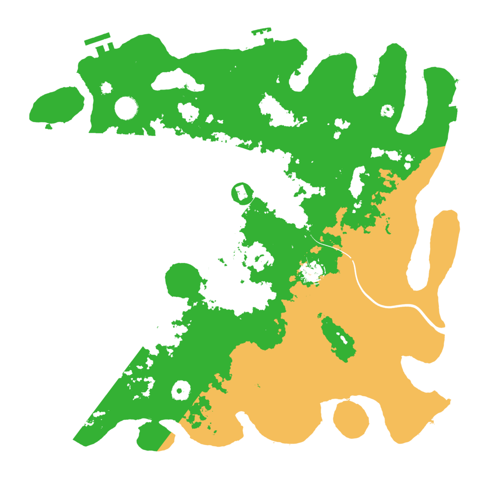 Biome Rust Map: Procedural Map, Size: 3800, Seed: 1298009146
