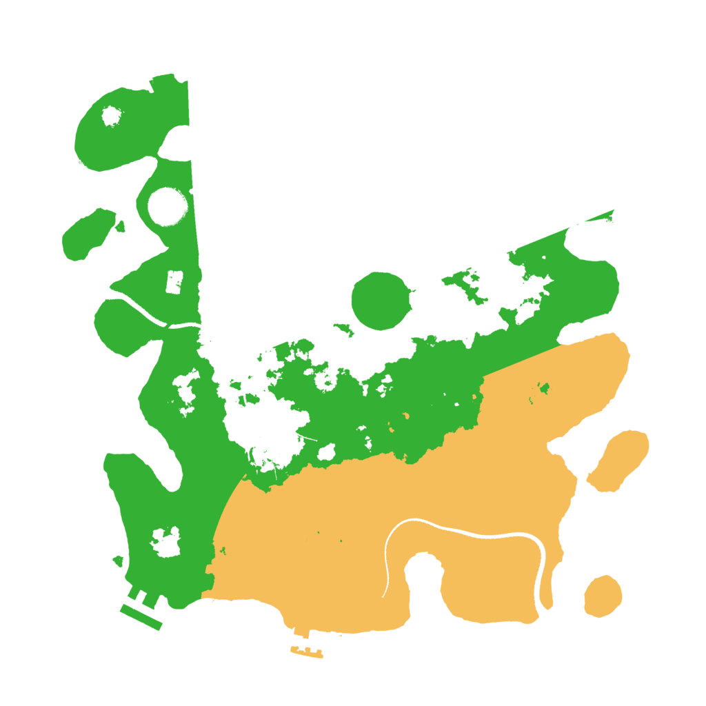 Biome Rust Map: Procedural Map, Size: 3250, Seed: 1125497705