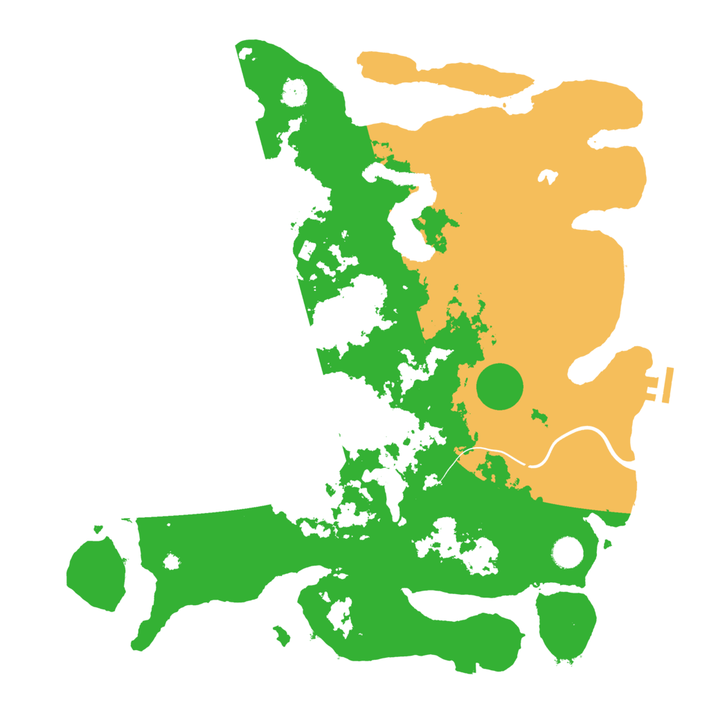 Biome Rust Map: Procedural Map, Size: 4000, Seed: 591255477
