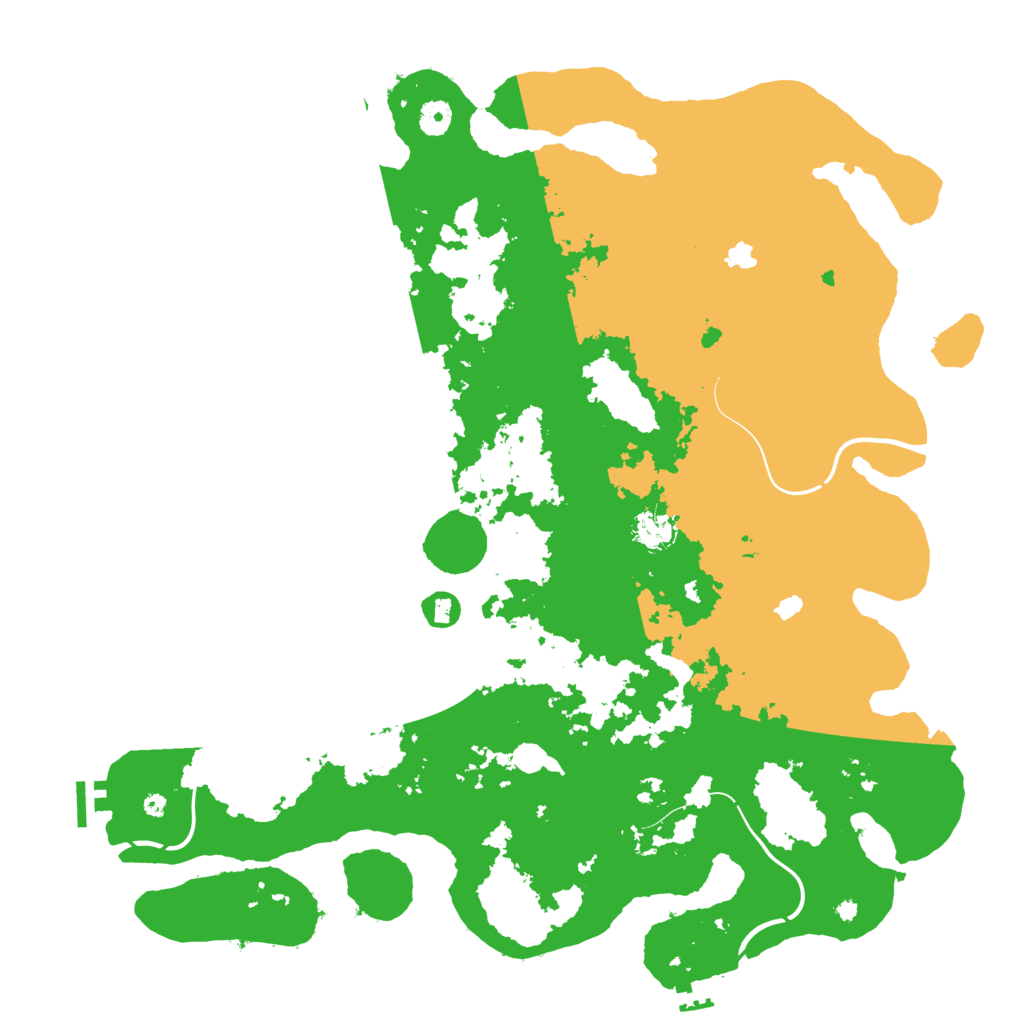 Biome Rust Map: Procedural Map, Size: 4500, Seed: 94622842