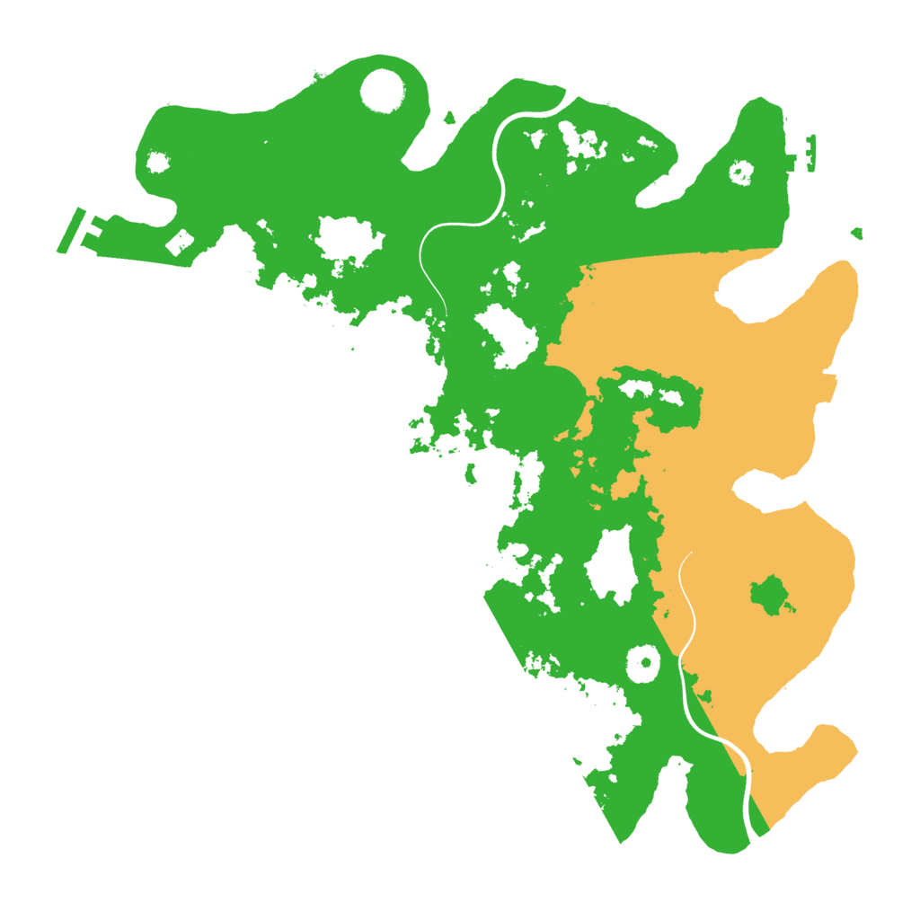 Biome Rust Map: Procedural Map, Size: 3750, Seed: 1964294617