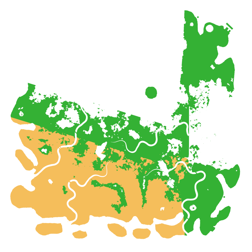 Biome Rust Map: Procedural Map, Size: 6000, Seed: 1088364317
