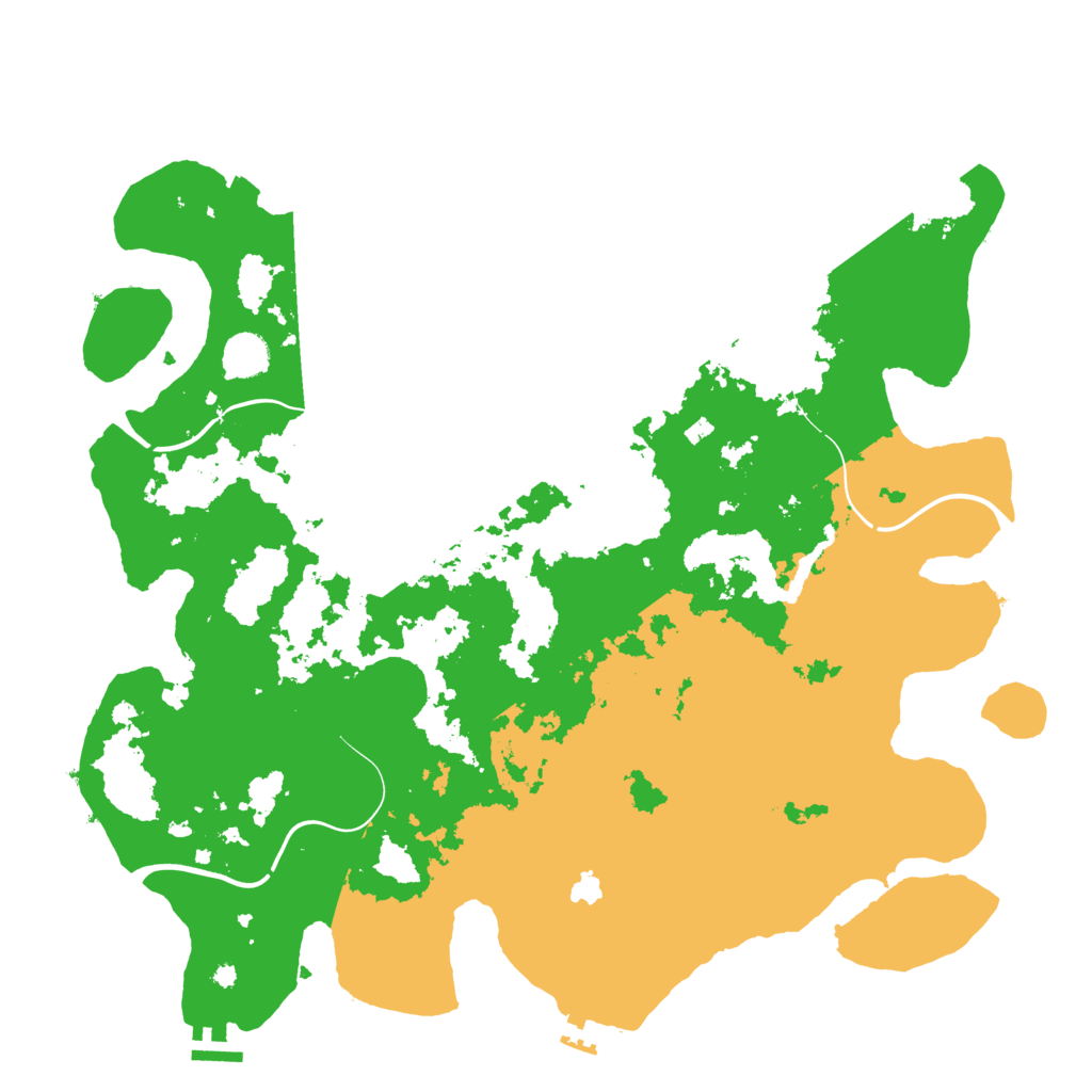 Biome Rust Map: Procedural Map, Size: 4300, Seed: 3179