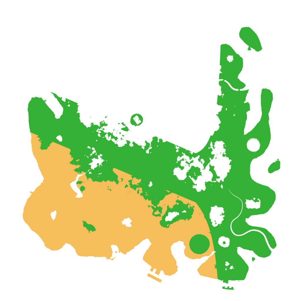 Biome Rust Map: Procedural Map, Size: 4000, Seed: 1341141831
