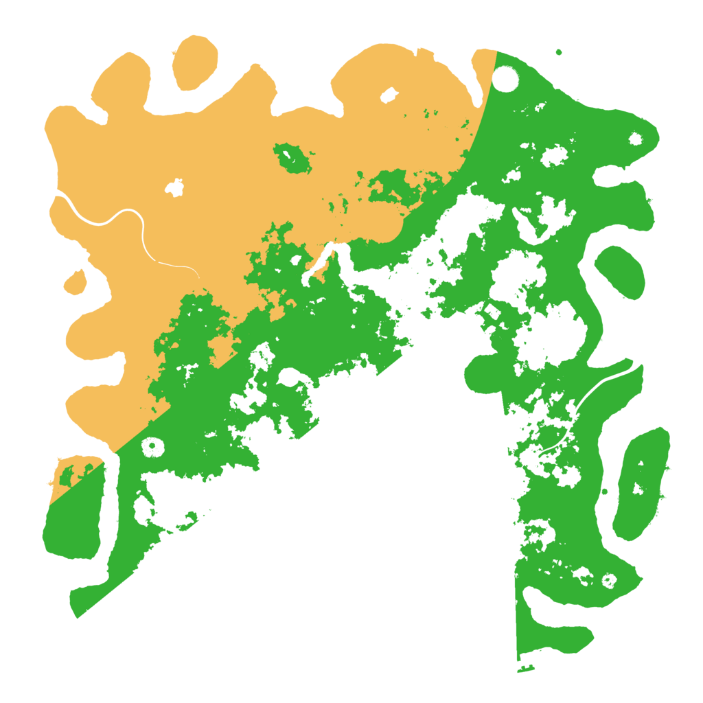 Biome Rust Map: Procedural Map, Size: 4800, Seed: 328754345