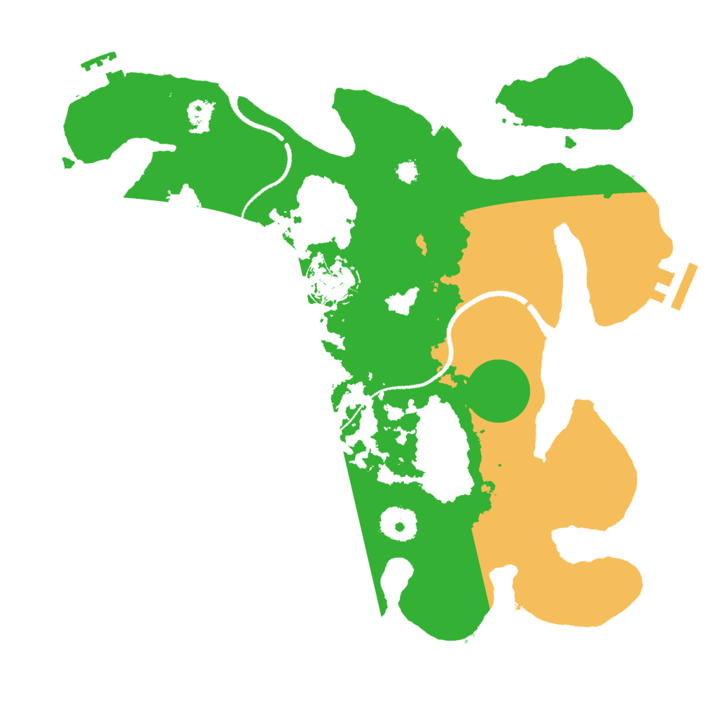 Biome Rust Map: Procedural Map, Size: 3000, Seed: 4098