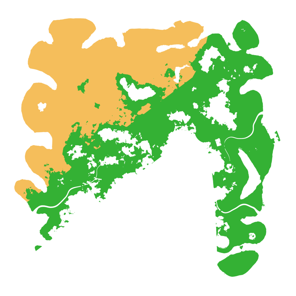 Biome Rust Map: Procedural Map, Size: 4250, Seed: 477653255