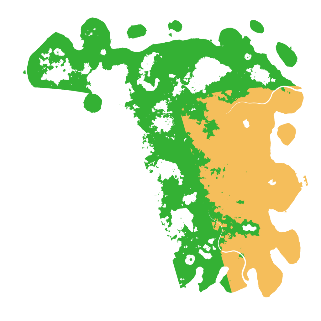 Biome Rust Map: Procedural Map, Size: 4800, Seed: 801253511