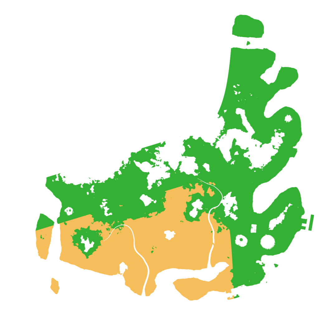 Biome Rust Map: Procedural Map, Size: 4000, Seed: 456721