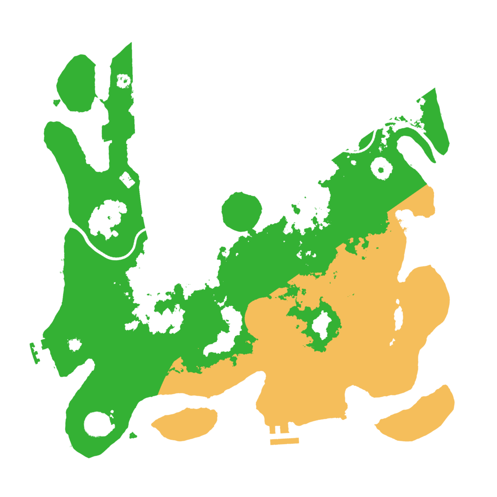 Biome Rust Map: Procedural Map, Size: 3500, Seed: 630142837