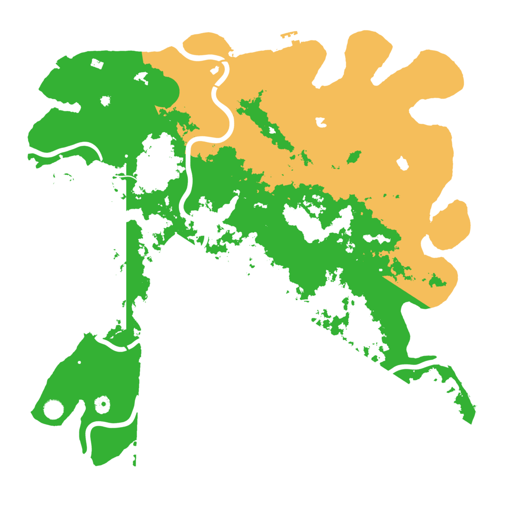 Biome Rust Map: Procedural Map, Size: 4500, Seed: 339815847