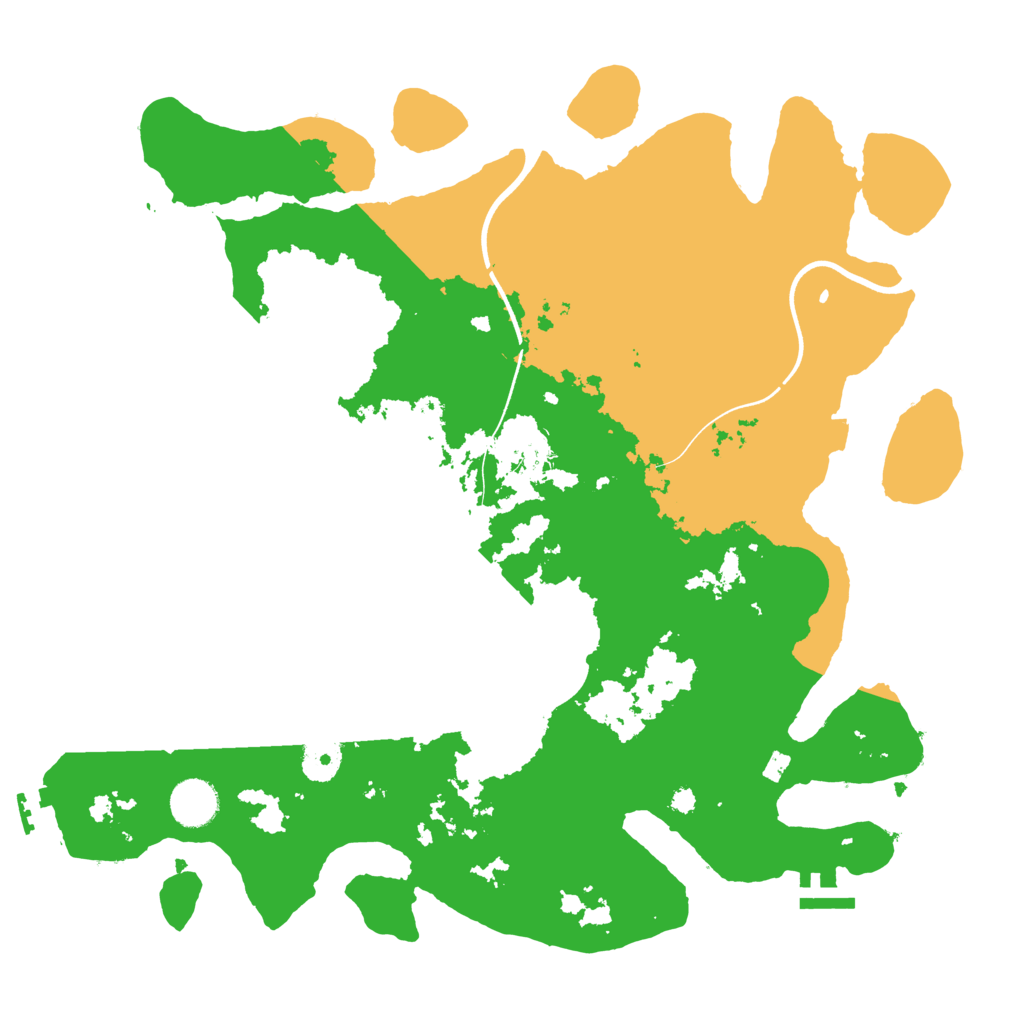 Biome Rust Map: Procedural Map, Size: 3750, Seed: 1911216566