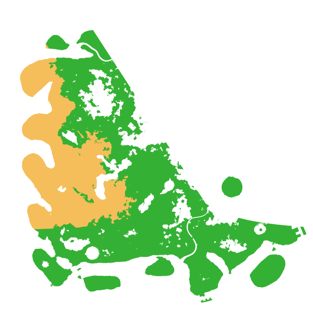 Biome Rust Map: Procedural Map, Size: 4250, Seed: 864616