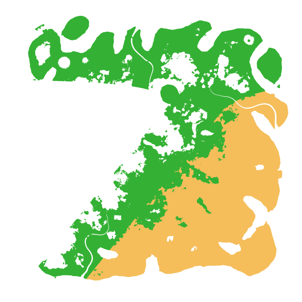 Biome Rust Map: Procedural Map, Size: 4500, Seed: 458