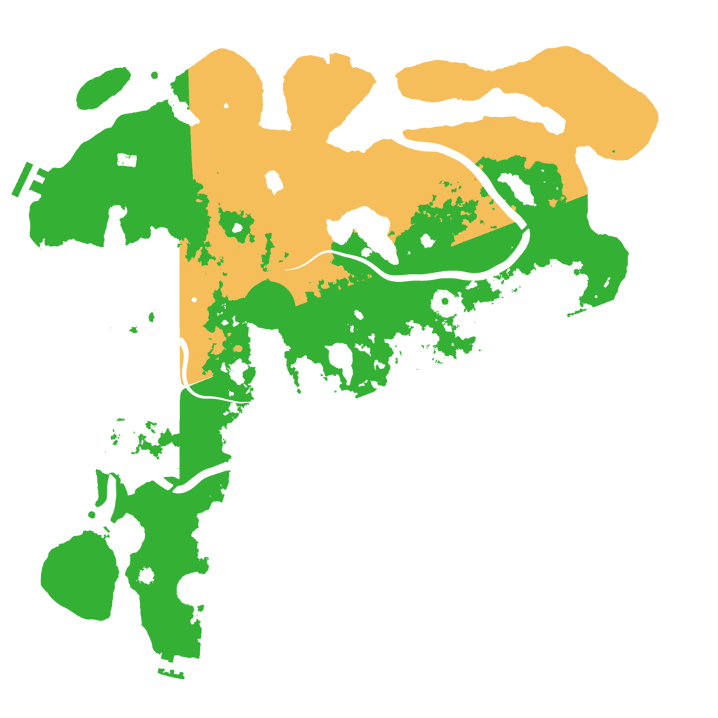 Biome Rust Map: Procedural Map, Size: 4000, Seed: 15573835