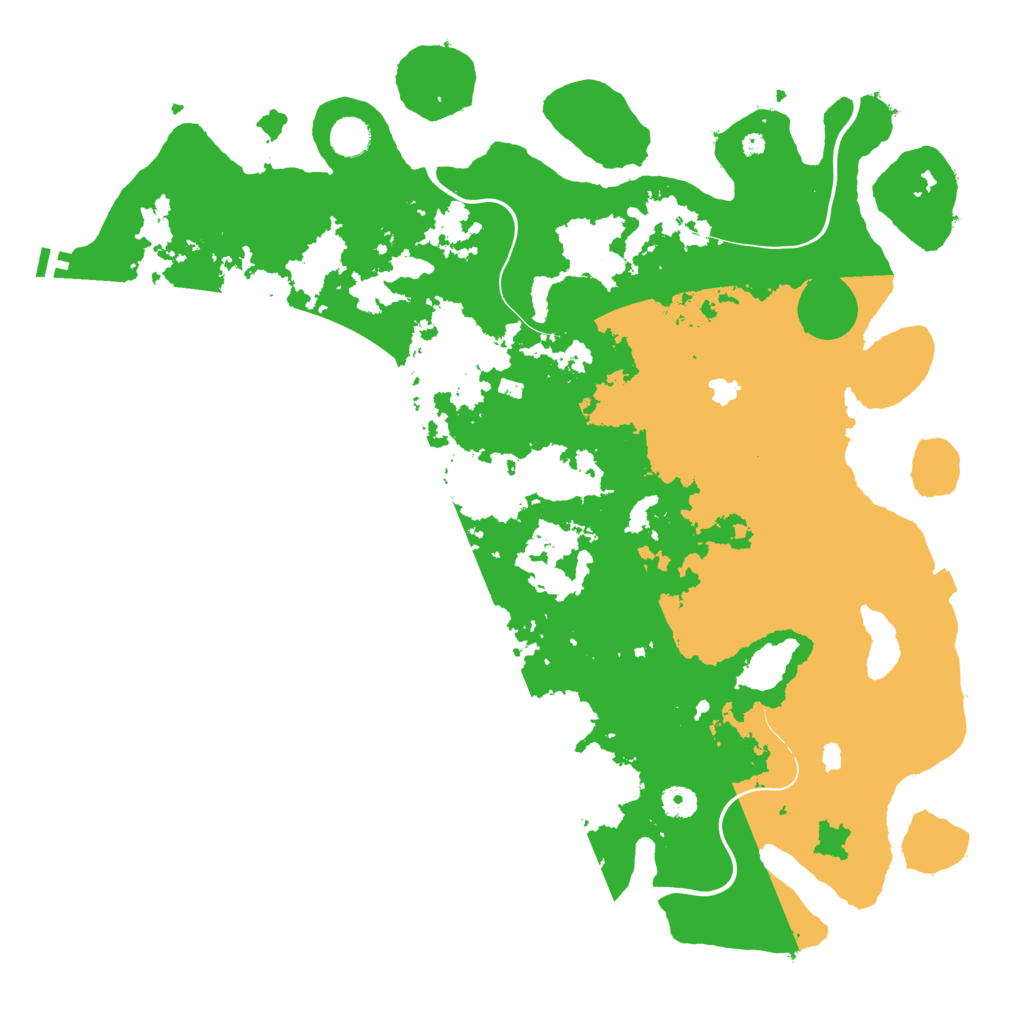 Biome Rust Map: Procedural Map, Size: 4500, Seed: 699048982