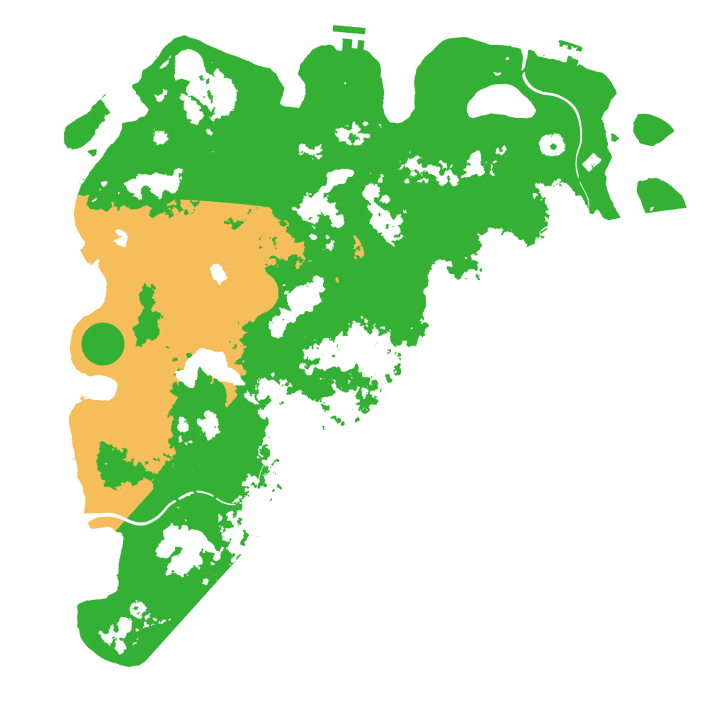 Biome Rust Map: Procedural Map, Size: 4500, Seed: 1334155635
