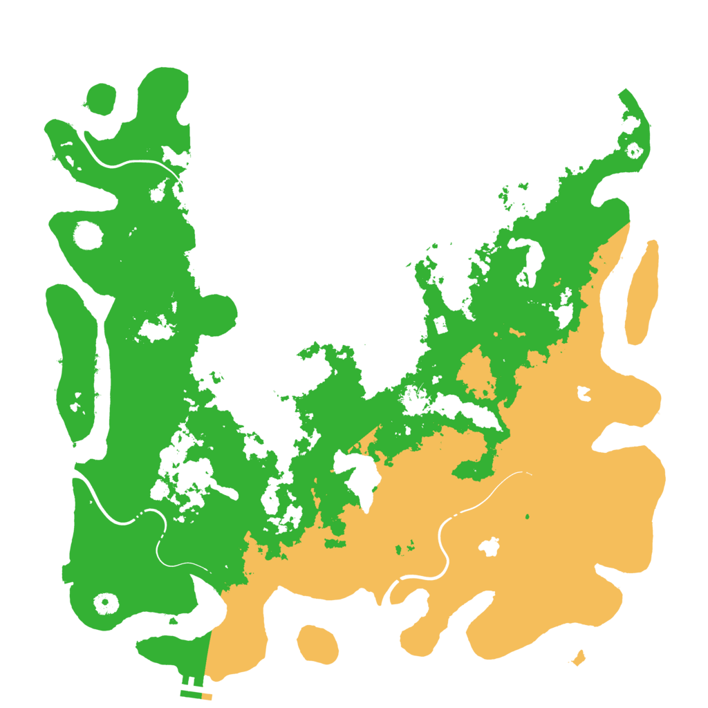 Biome Rust Map: Procedural Map, Size: 4500, Seed: 1530524289