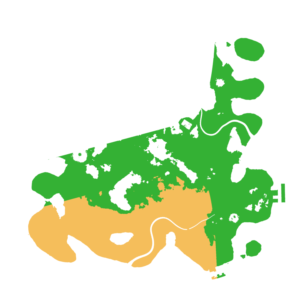 Biome Rust Map: Procedural Map, Size: 3200, Seed: 1553012513