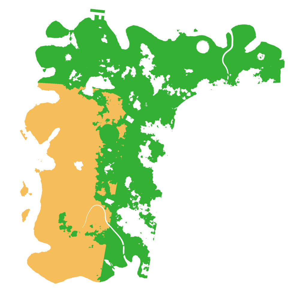 Biome Rust Map: Procedural Map, Size: 4250, Seed: 1989269194