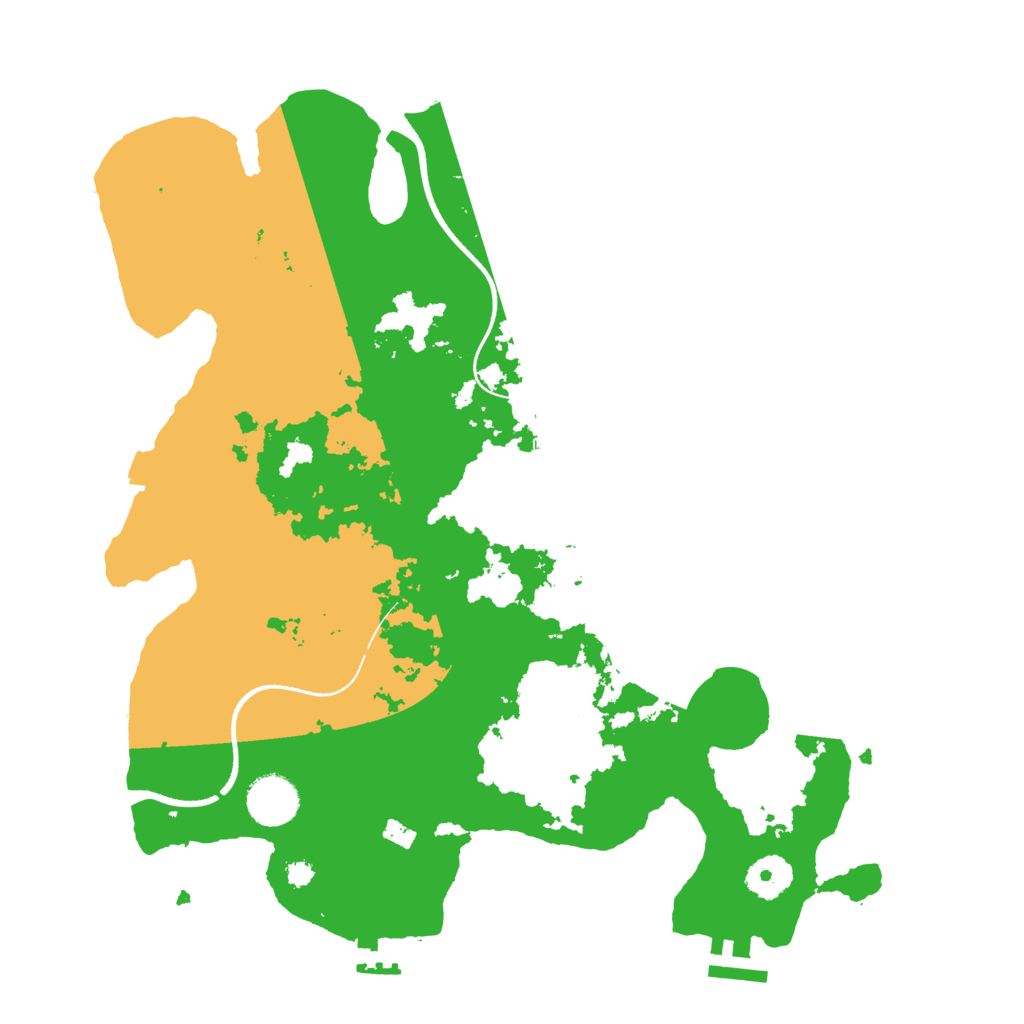 Biome Rust Map: Procedural Map, Size: 3500, Seed: 1002643092