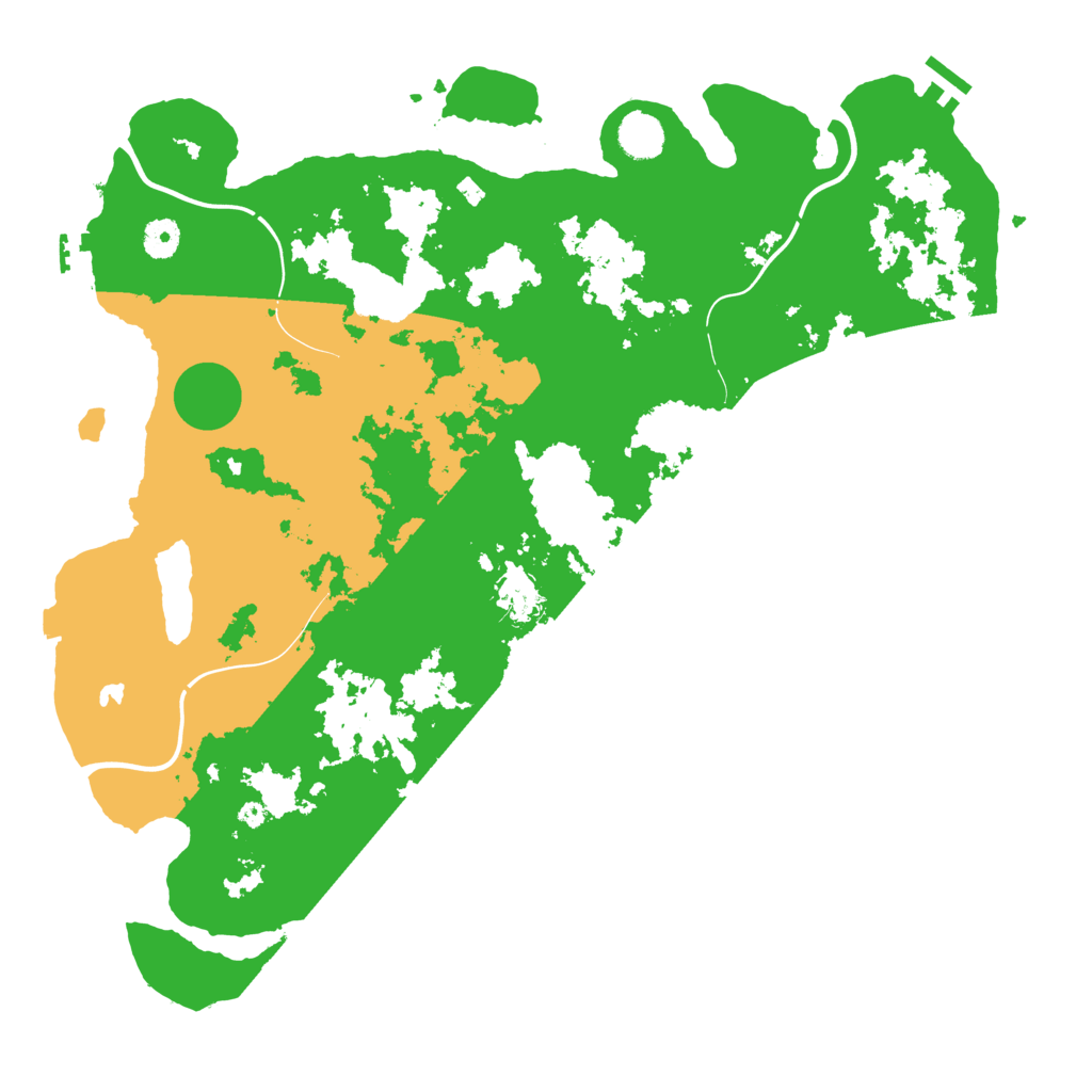 Biome Rust Map: Procedural Map, Size: 4250, Seed: 709019553