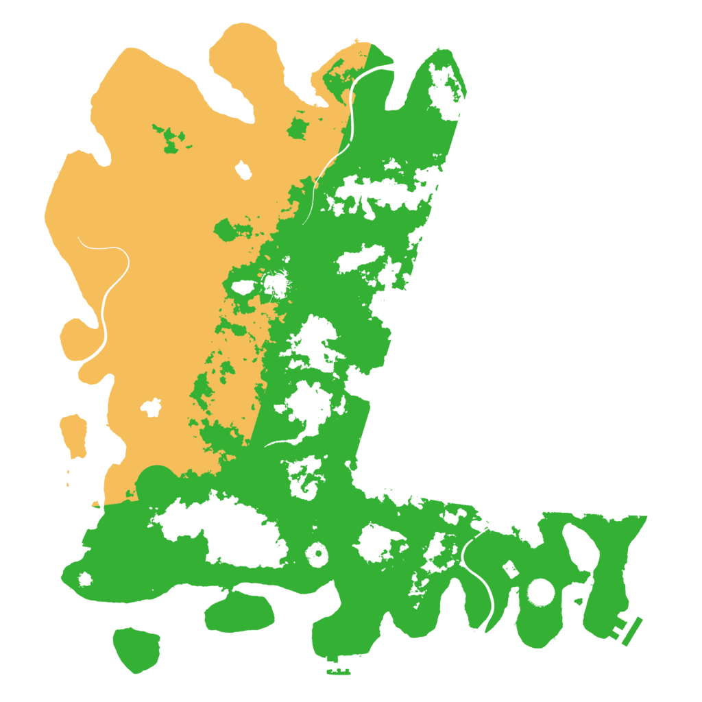 Biome Rust Map: Procedural Map, Size: 4500, Seed: 1251647414