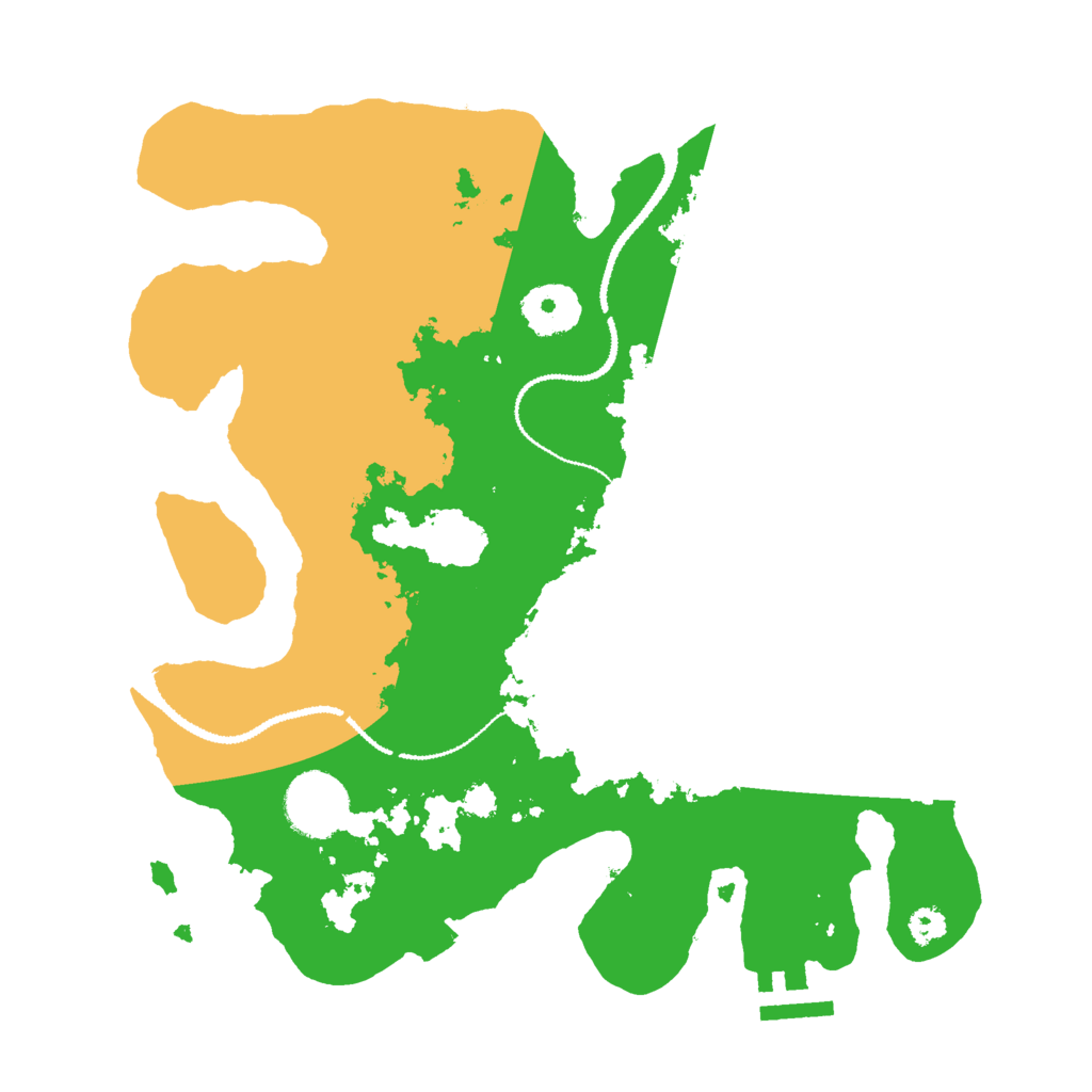 Biome Rust Map: Procedural Map, Size: 3000, Seed: 55634325