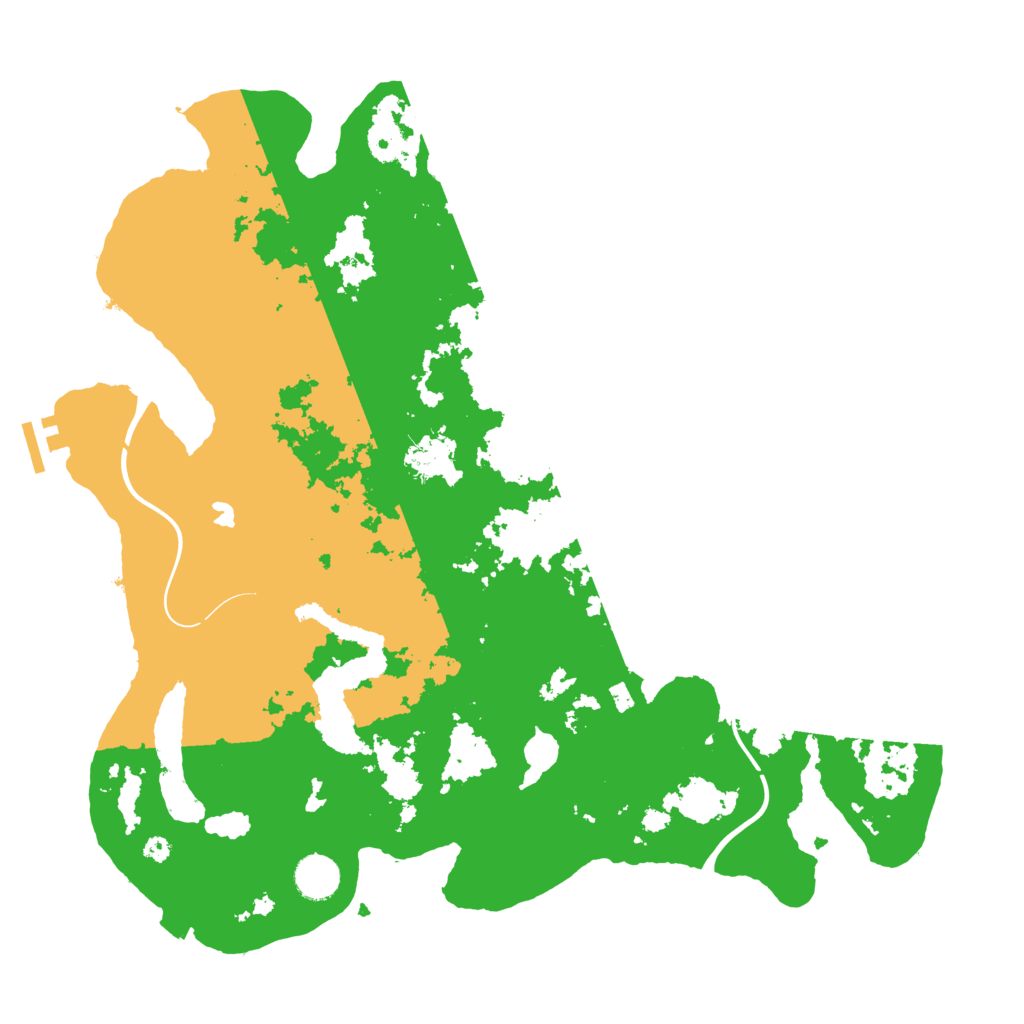 Biome Rust Map: Procedural Map, Size: 4000, Seed: 1225260227