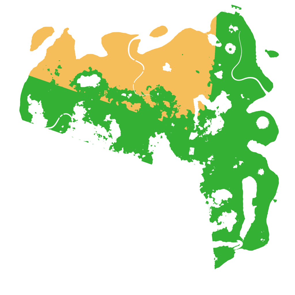 Biome Rust Map: Procedural Map, Size: 4250, Seed: 33385082