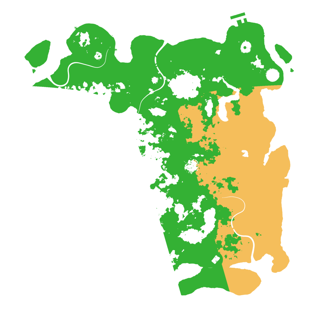 Biome Rust Map: Procedural Map, Size: 4250, Seed: 118752721