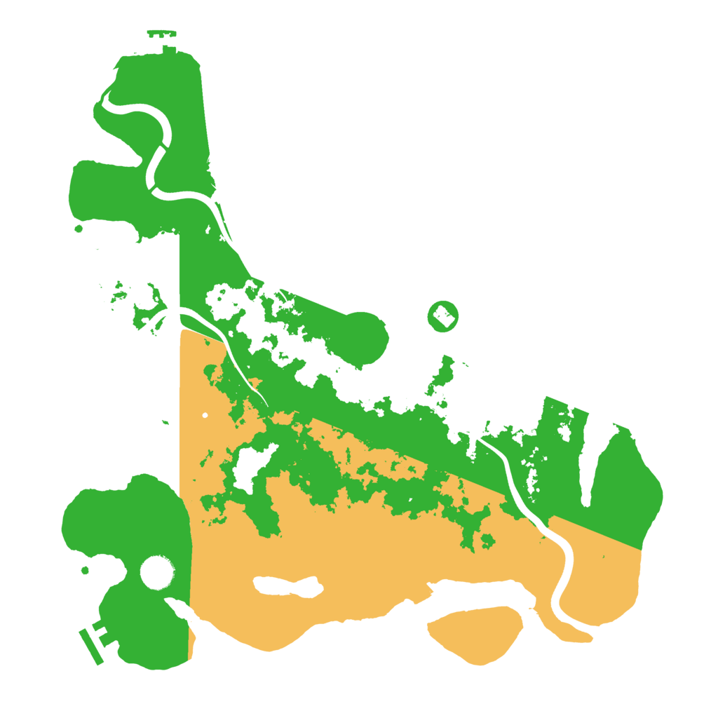 Biome Rust Map: Procedural Map, Size: 3750, Seed: 1004676134