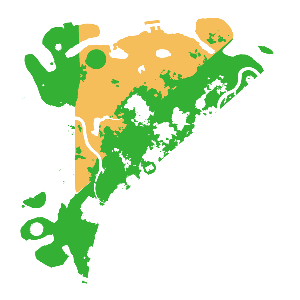 Biome Rust Map: Procedural Map, Size: 4000, Seed: 19996666