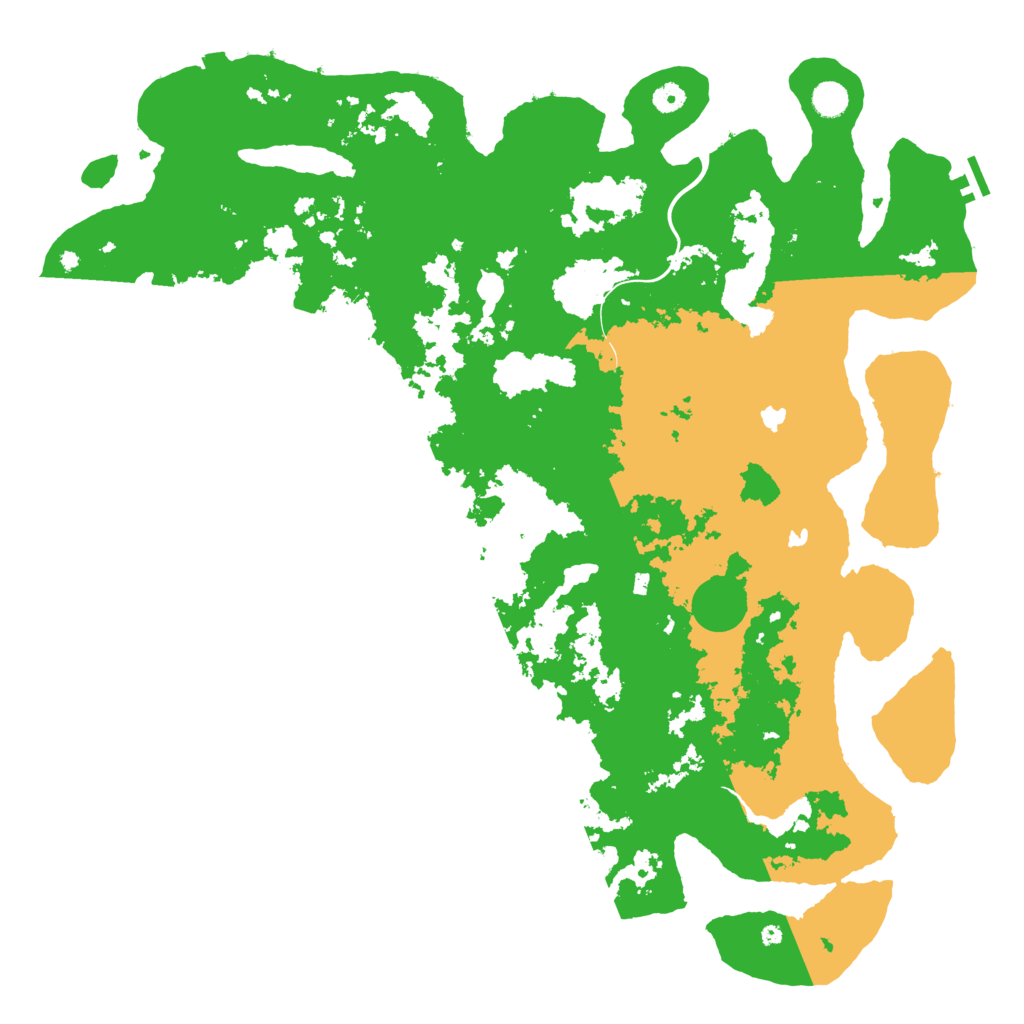Biome Rust Map: Procedural Map, Size: 5000, Seed: 268867631