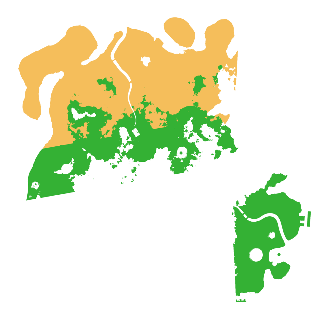 Biome Rust Map: Procedural Map, Size: 4250, Seed: 80085333