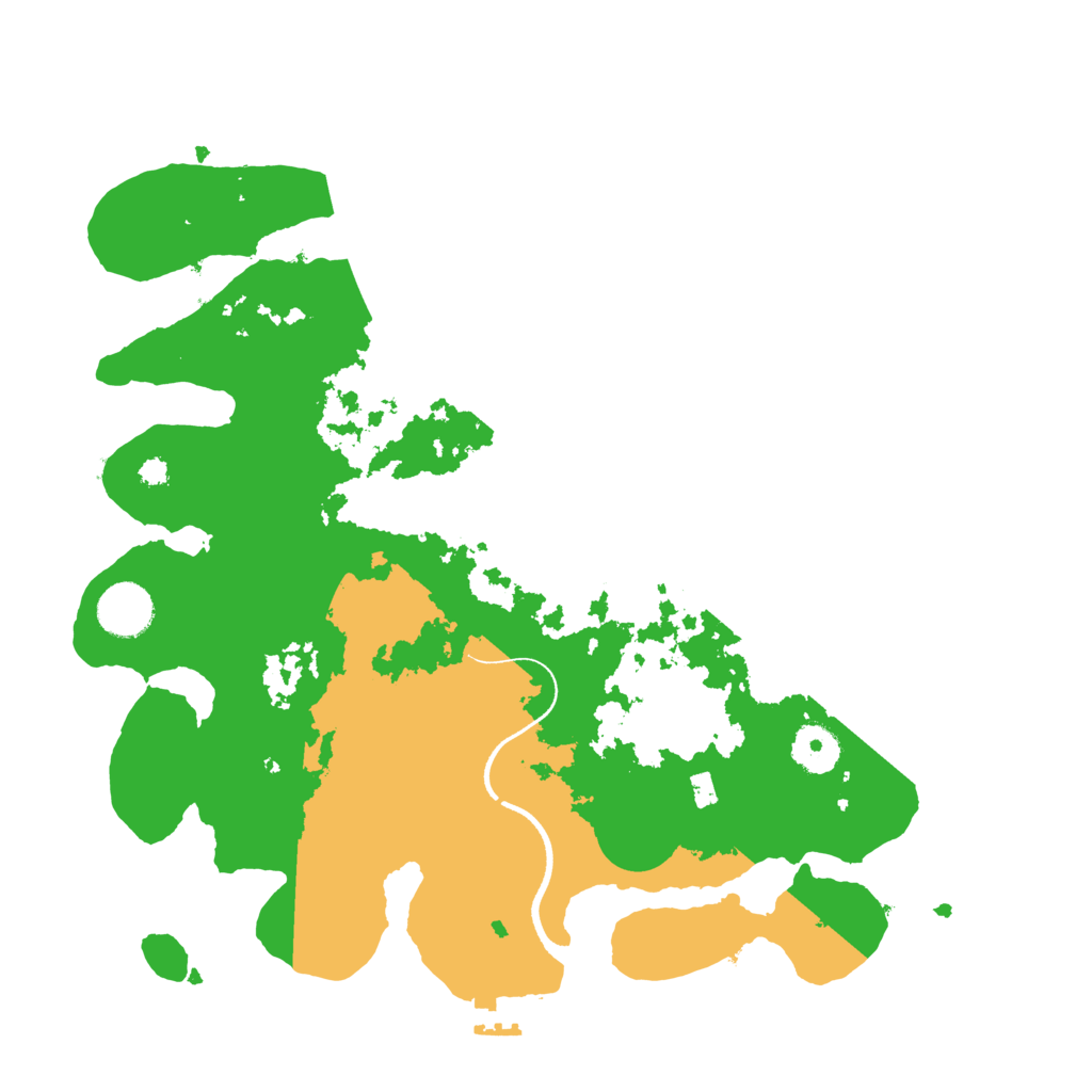 Biome Rust Map: Procedural Map, Size: 3500, Seed: 1101994071