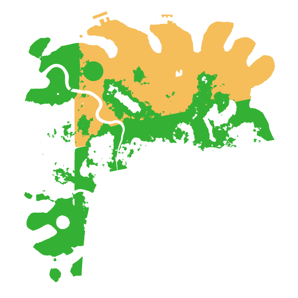 Biome Rust Map: Procedural Map, Size: 4000, Seed: 94235467