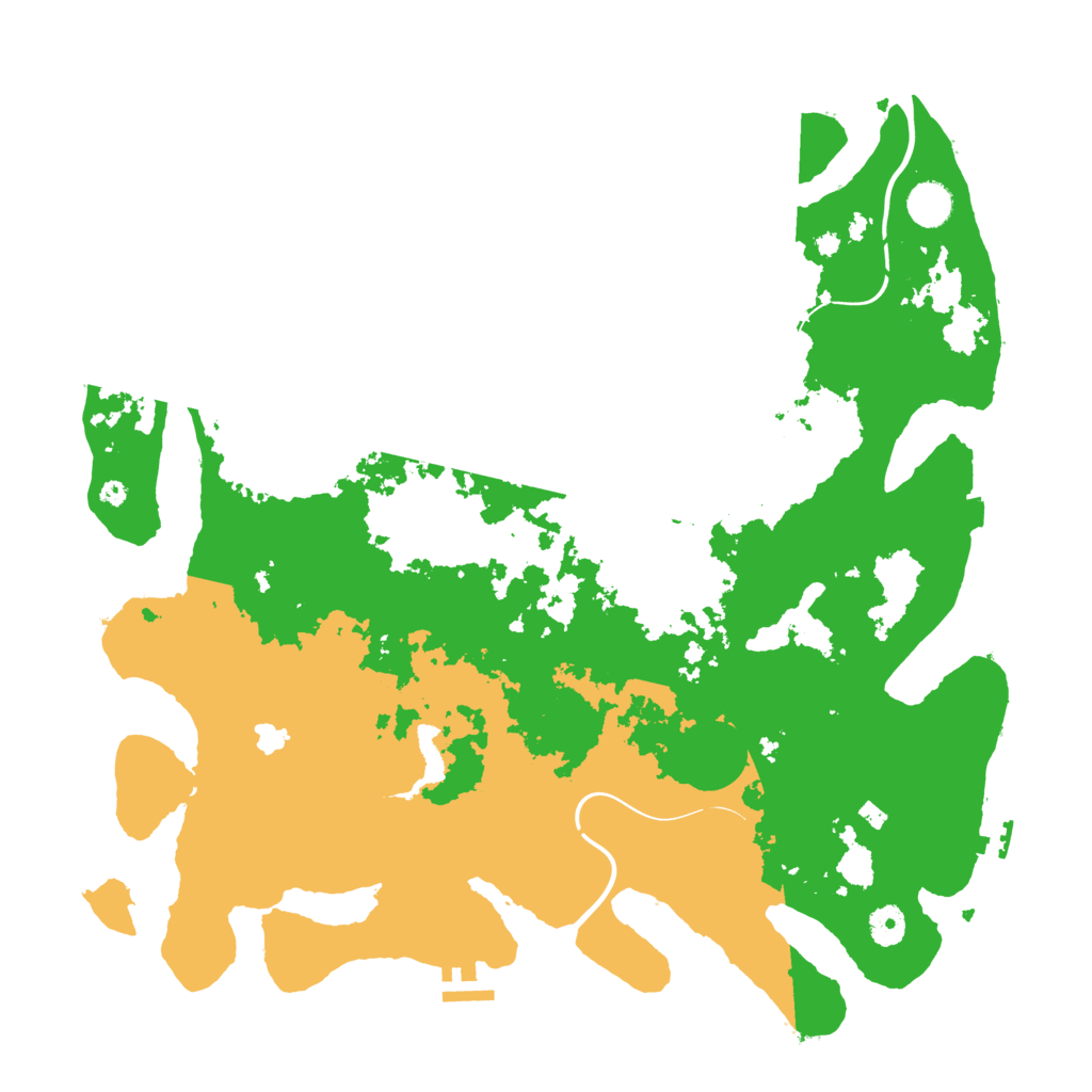 Biome Rust Map: Procedural Map, Size: 4250, Seed: 797277118