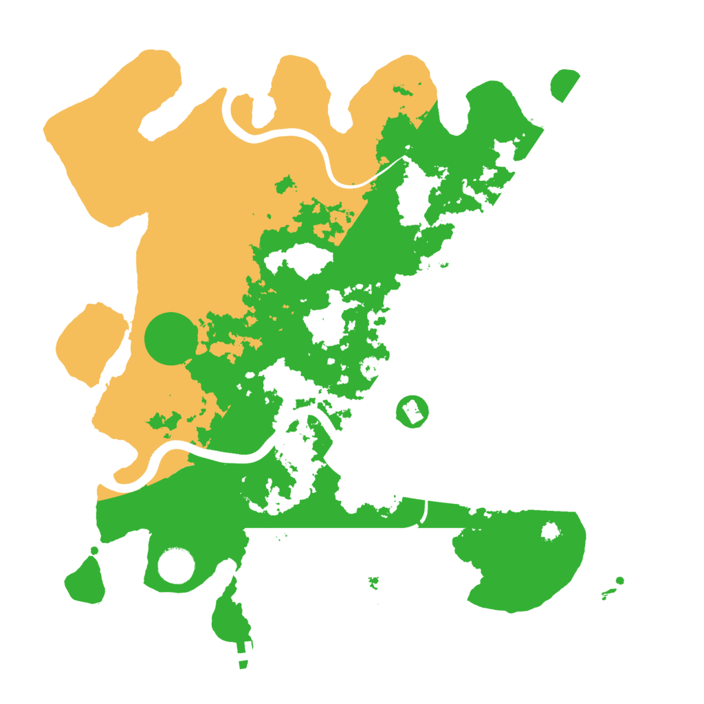 Biome Rust Map: Procedural Map, Size: 3500, Seed: 712112704