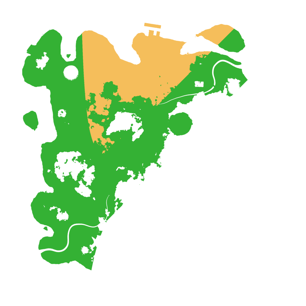 Biome Rust Map: Procedural Map, Size: 3700, Seed: 2015579374