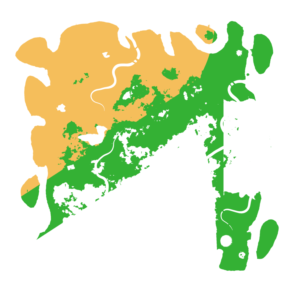Biome Rust Map: Procedural Map, Size: 4500, Seed: 863245
