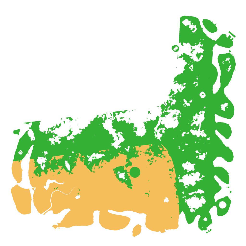 Biome Rust Map: Procedural Map, Size: 6000, Seed: 489155776