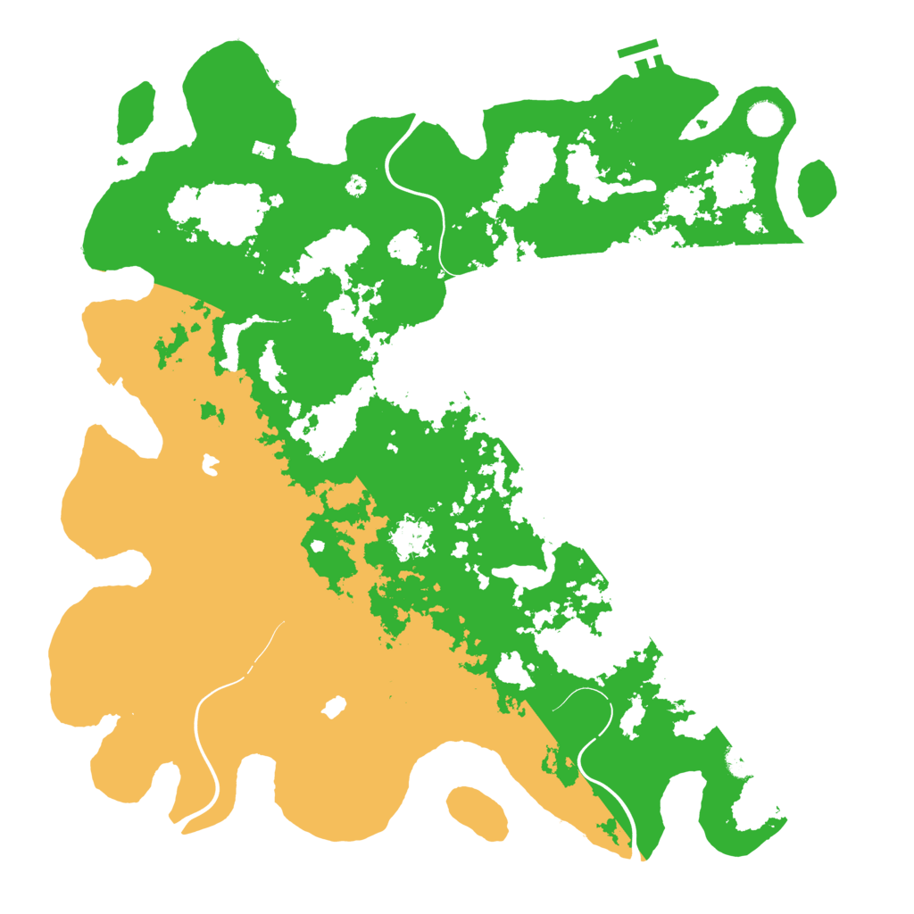 Biome Rust Map: Procedural Map, Size: 4500, Seed: 1685454762