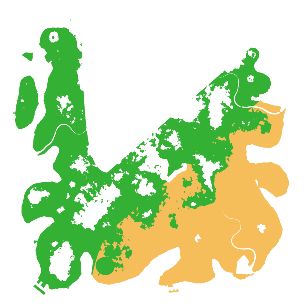 Biome Rust Map: Procedural Map, Size: 4500, Seed: 1182250737