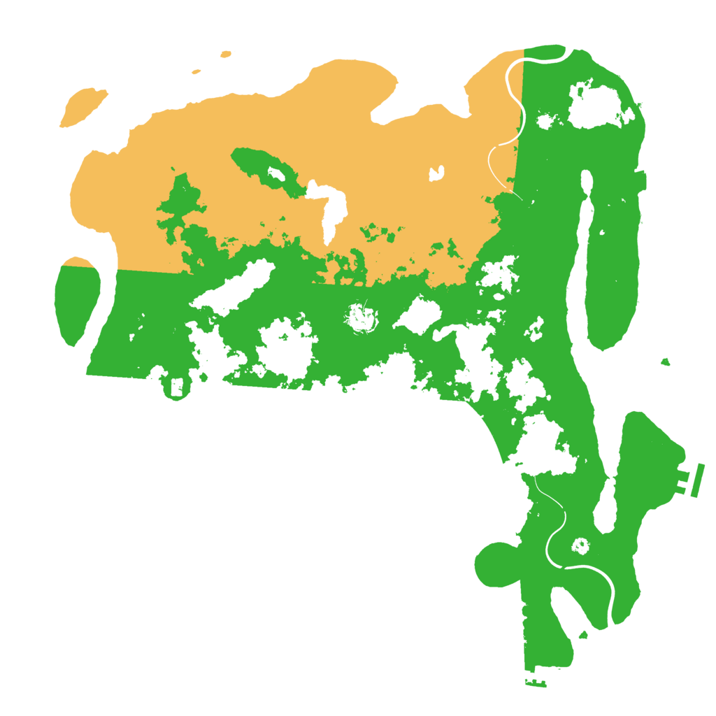 Biome Rust Map: Procedural Map, Size: 4250, Seed: 1991127552